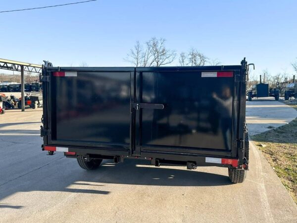 7x14 Gorilla Telescopic Gooseneck IBeam Dump Trailer 3ft Sides (2) 7K Axles - Image 5