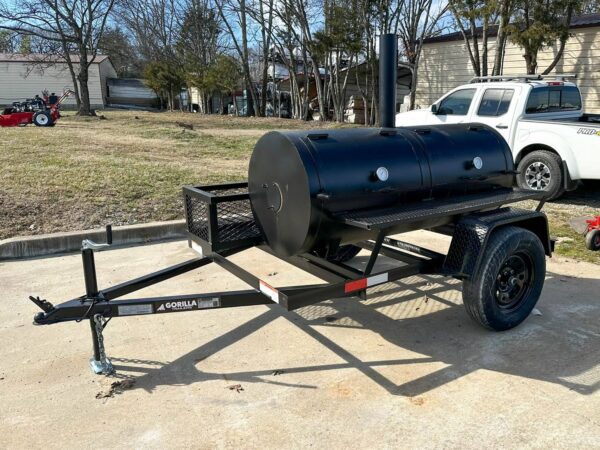 250 Gallon Pull Behind BBQ Charcoal Grill 3,500lb Axle - Image 2