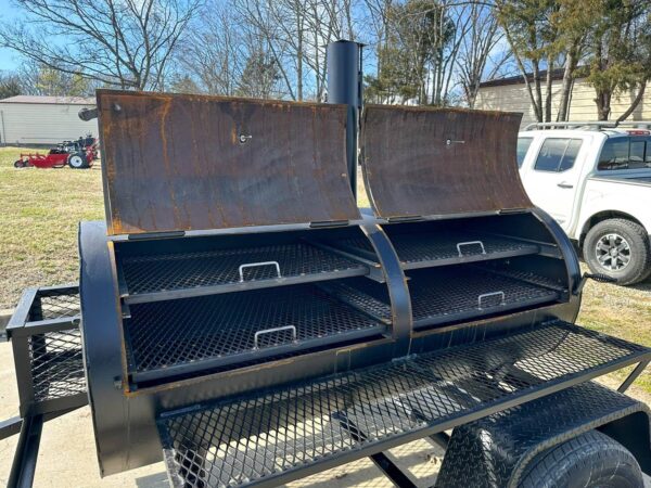 250 Gallon Pull Behind BBQ Charcoal Grill 3,500lb Axle - Image 17