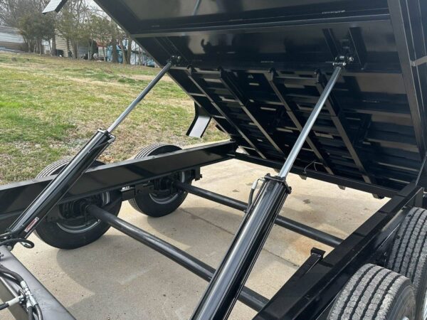 7x20 Hybrid Utility Dump Trailer 2ft Sides with Box (2) 7K Axles No Side Gate - Image 14
