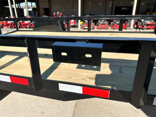 6'4" x 12 Powder Coated Dovetail Utility Trailer 3500lb Axle Powder Coated - Image 15