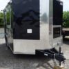8.5' x 14' Black Concession BBQ Food Event Catering Trailer - Image 9