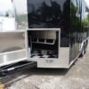 8.5' x 14' Black Concession BBQ Food Event Catering Trailer - Image 31