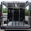 8.5' x 14' Black Concession BBQ Food Event Catering Trailer - Image 11