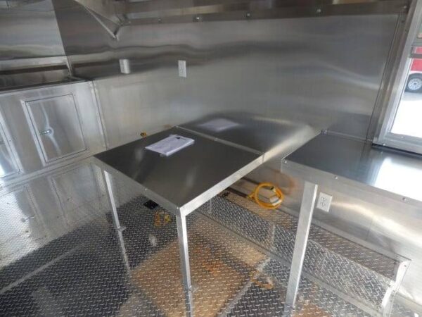 8.5' x 16' Concession Food Trailer Indigo Blue Catering Event - Image 19