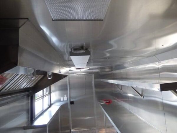 8.5' x 16' Concession Food Trailer Indigo Blue Catering Event - Image 14