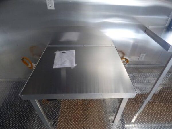 8.5' x 16' Concession Food Trailer Indigo Blue Catering Event - Image 27