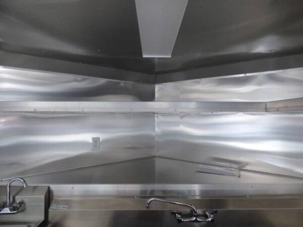 8.5' x 16' Concession Food Trailer Indigo Blue Catering Event - Image 10
