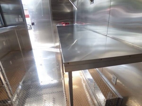 8.5' x 16' Concession Food Trailer Indigo Blue Catering Event - Image 8