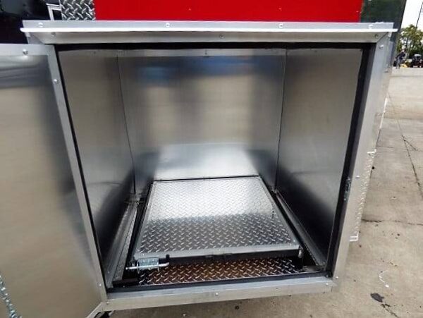 8.5' x 16' Concession Food Trailer Red BBQ Event Catering - Image 27