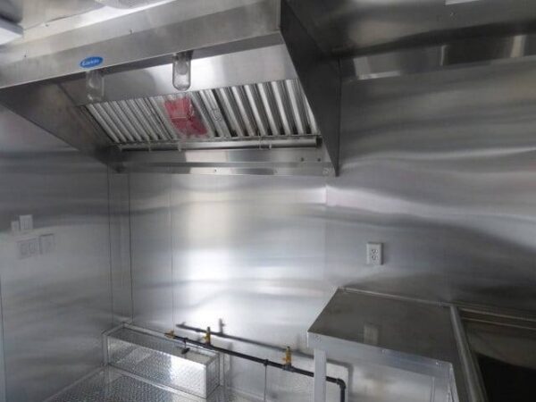 8.5' x 16' Concession Food Trailer Red BBQ Event Catering - Image 11