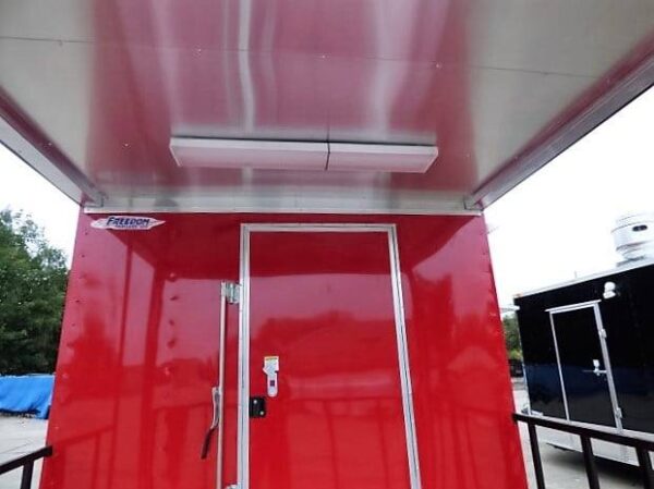 8.5' x 16' Concession Food Trailer Red BBQ Event Catering - Image 3