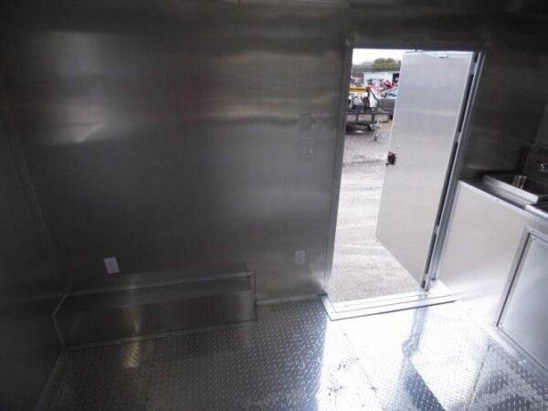 8.5' x 16' Concession BBQ Food Trailer Yellow Event Catering - Image 13