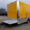 8.5' x 14' Concession Food Trailer Yellow Event Catering - Image 4