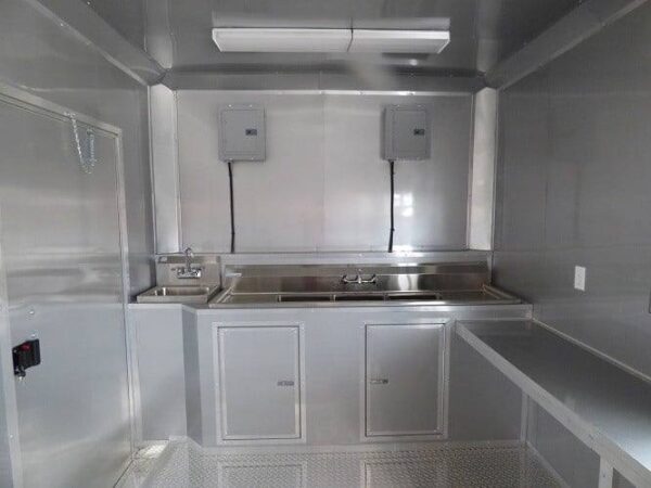 8.5' x 14' Concession Food Trailer Yellow Event Catering - Image 12