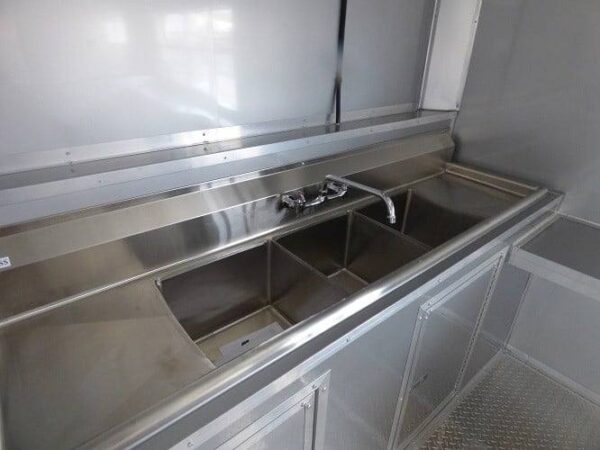 8.5' x 14' Concession Food Trailer Yellow Event Catering - Image 10
