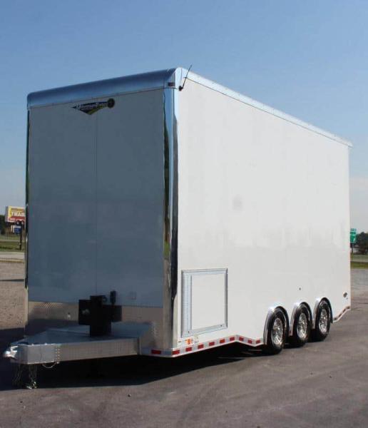 Enclosed Aluminum Stacker Trailer 2024 24′ Haulmark Edge 13′ Lift Fully Loaded #5092 - Image 6