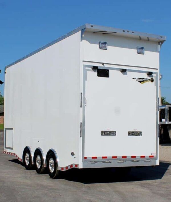 Enclosed Aluminum Stacker Trailer 2024 24′ Haulmark Edge 13′ Lift Fully Loaded #5092 - Image 8