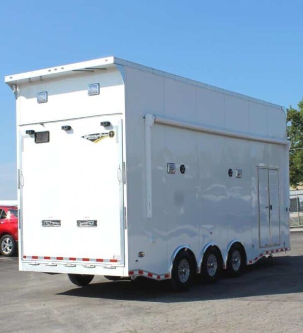 Enclosed Aluminum Stacker Trailer 2024 24′ Haulmark Edge 13′ Lift Fully Loaded #5092 - Image 7
