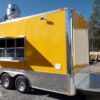 8.5' x 14' Concession Food Trailer Yellow Event Catering - Image 25