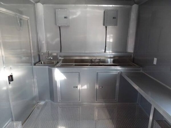 8.5' x 14' Concession Food Trailer Yellow Event Catering - Image 44