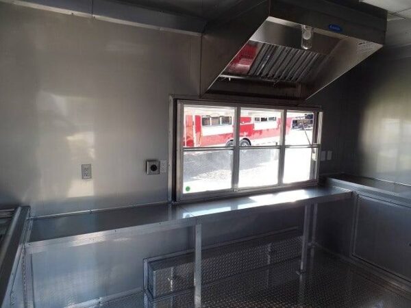 8.5' x 14' Concession Food Trailer Yellow Event Catering - Image 39
