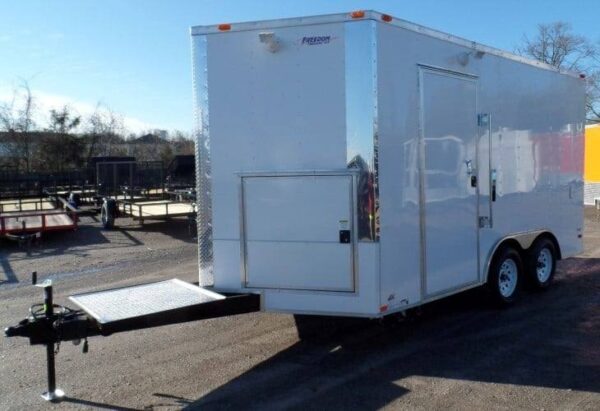 8.5' x 14' White Concession Food Trailer Event Catering - Image 4