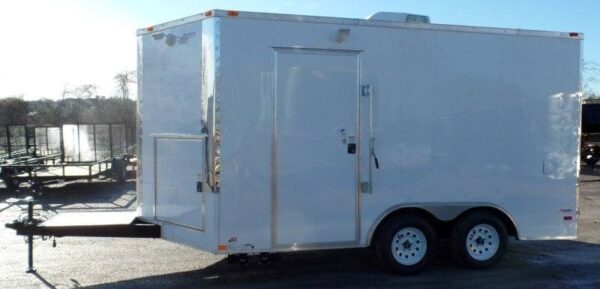 8.5' x 14' White Concession Food Trailer Event Catering - Image 32
