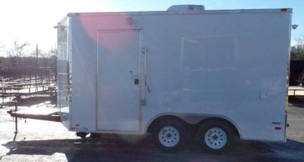 8.5' x 14' White Concession Food Trailer Event Catering - Image 38