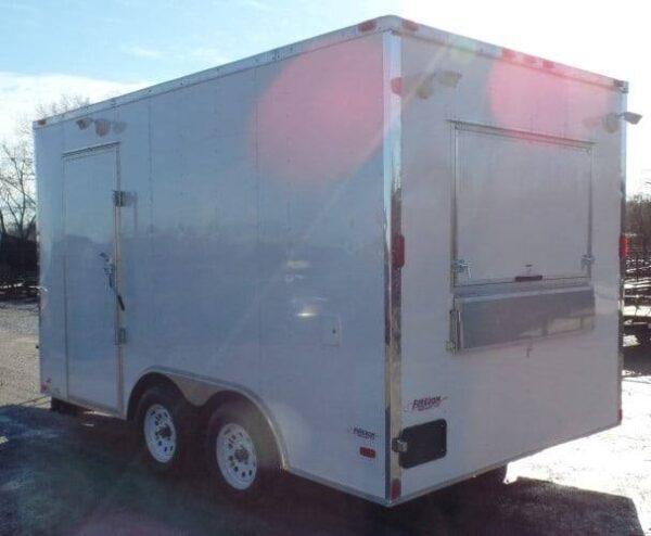 8.5' x 14' White Concession Food Trailer Event Catering - Image 8