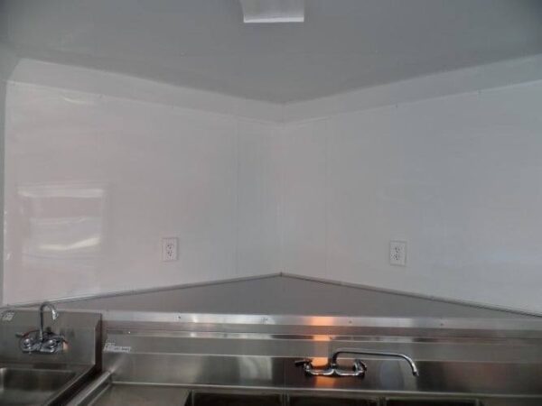 8.5' x 14' White Concession Food Trailer Event Catering - Image 15