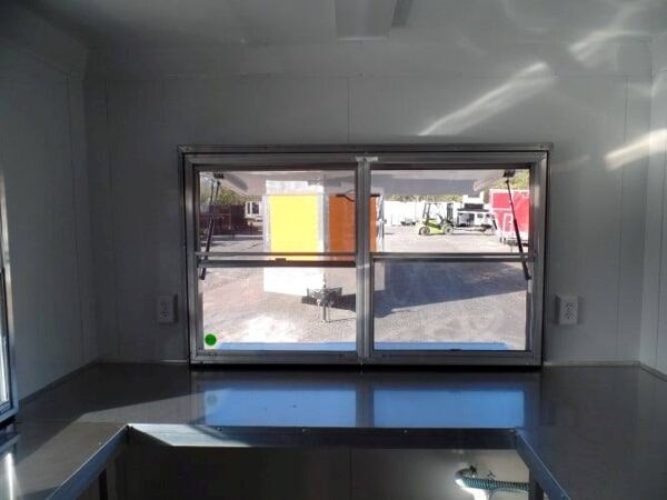 8.5' x 14' White Concession Food Trailer Event Catering - Image 35