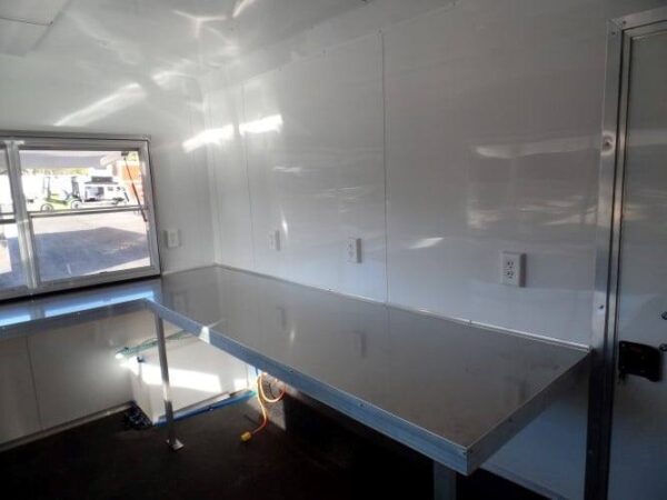 8.5' x 14' White Concession Food Trailer Event Catering - Image 26