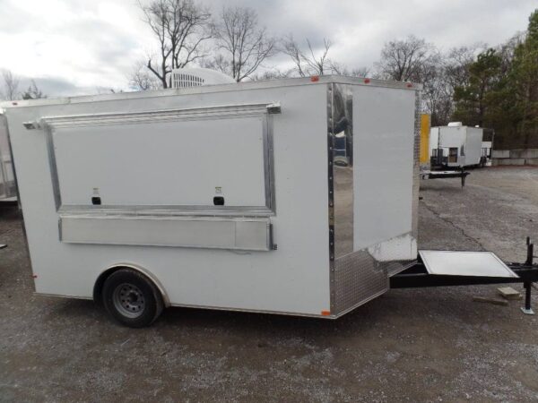 8.5' x 12' Concession Trailer White Event Catering Food - Image 16