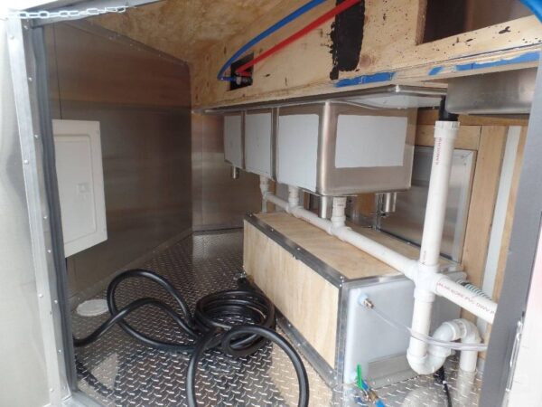 8.5' x 12' Concession Trailer White Event Catering Food - Image 19