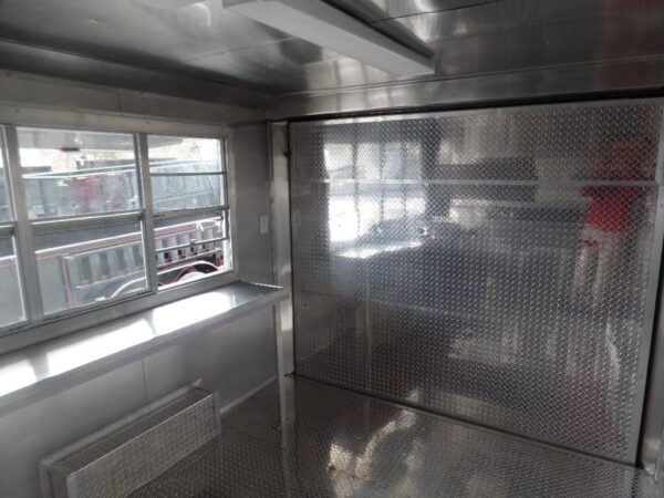 8.5' x 12' Concession Trailer White Event Catering Food - Image 18