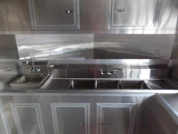 8.5' x 12' Concession Trailer White Event Catering Food - Image 13