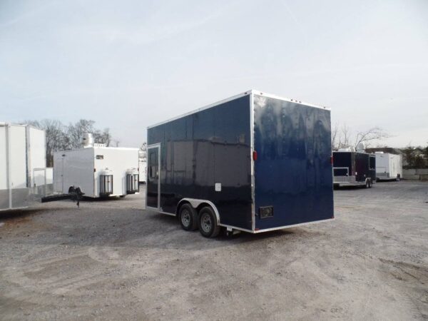 8.5' x 16' Concession Food Indigo Blue Trailer With Appliances - Image 8