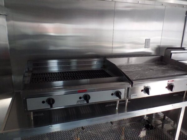 8.5' x 16' Concession Food Indigo Blue Trailer With Appliances - Image 5