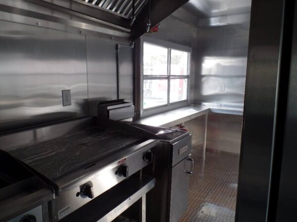 8.5' x 16' Concession Food Indigo Blue Trailer With Appliances - Image 2
