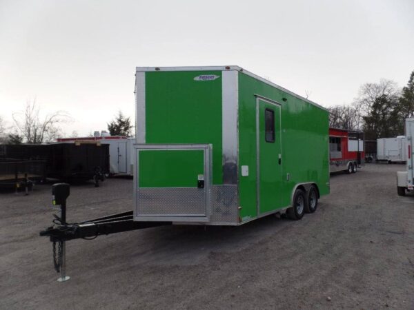 8.5' x 16' Concession Food Trailer Electric Green - Image 9