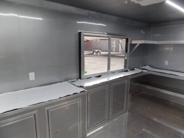 8.5' x 16' Concession Food Trailer Electric Green - Image 2