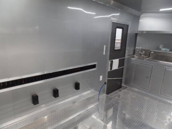 8.5' x 16' Concession Food Trailer Electric Green - Image 17
