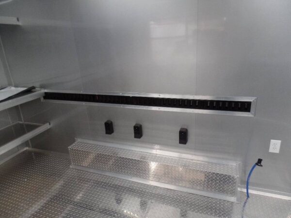 8.5' x 16' Concession Food Trailer Electric Green - Image 11