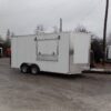 8.5' x 16' Concession Food Catering White Trailer