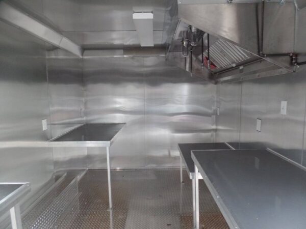 8.5' x 16' Concession Food Catering White Trailer - Image 17