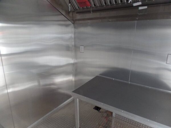 8.5' x 16' Concession Food Catering White Trailer - Image 19
