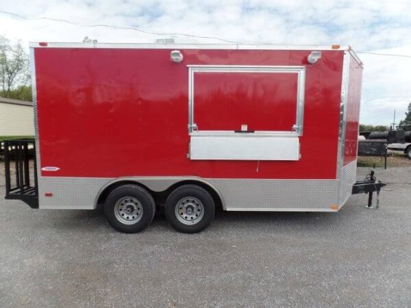 8.5' x 14' Concession Food Event Catering Trailer - Image 4