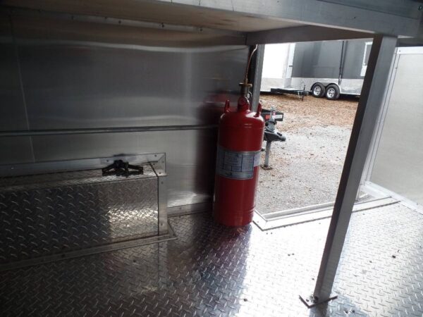 8.5' x 16' Concession Food Catering White Trailer - Image 9