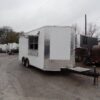 8.5' x 16' Concession Food Catering White Trailer - Image 2